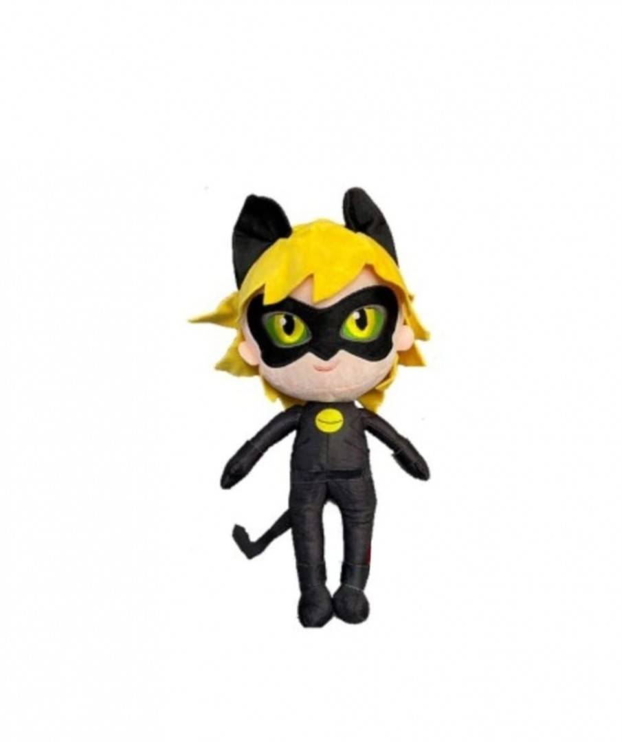 Mascota de plus, Miraculous, Motanul Noir negru, 45 cm