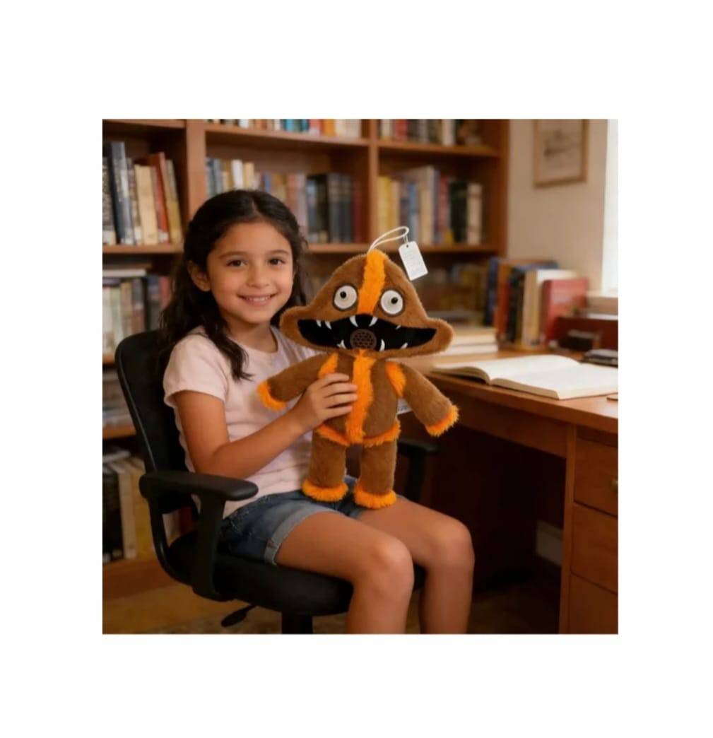 Mascota de plus, Monstru Poppy Playtime Poppy 5, Gutter, maro, 25 cm