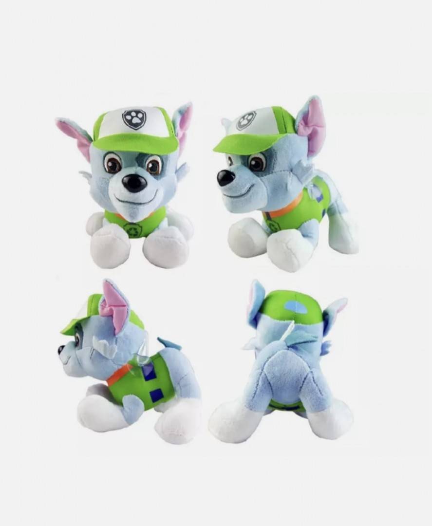 Mascota de plus, Patrula Catelusilor, MASHASHOP, Rocky, verde, 31 cm