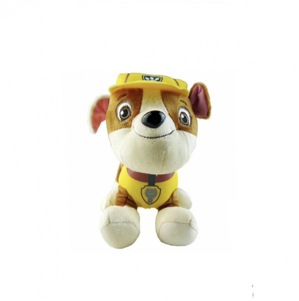 Mascota de plus, Patrula Catelusilor, MASHASHOP, Rubble, maro deschis/galben, 31 cm