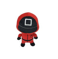 Mascota de plus, Squid Game, MASHASHOP, negru, 25 cm