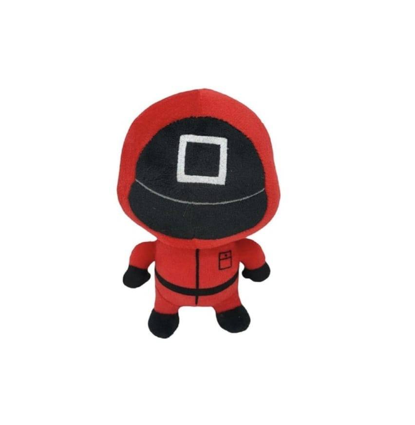 Mascota de plus, Squid Game, MASHASHOP, negru, 25 cm