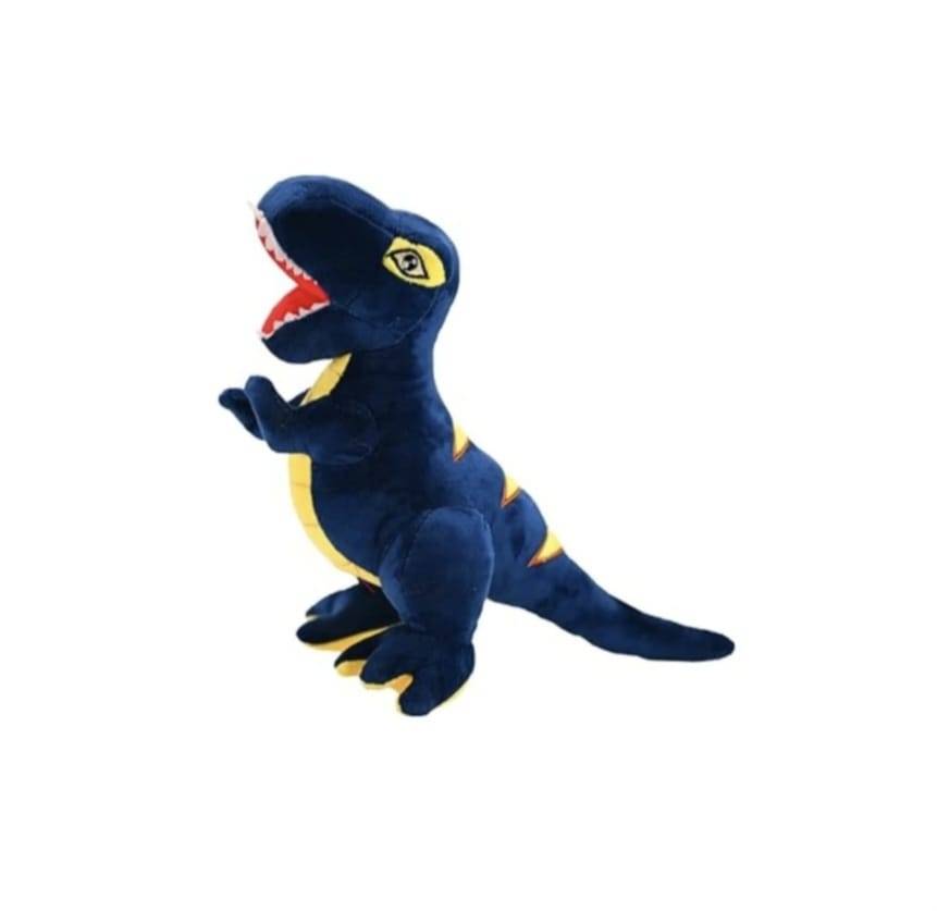 Mascota de plus, T-rex, MASHASHOP, albastru, 65 cm