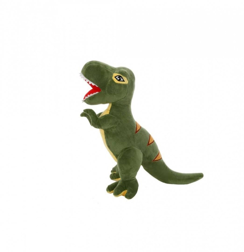 Mascota de plus, T-rex, MASHASHOP, verde, 29 cm