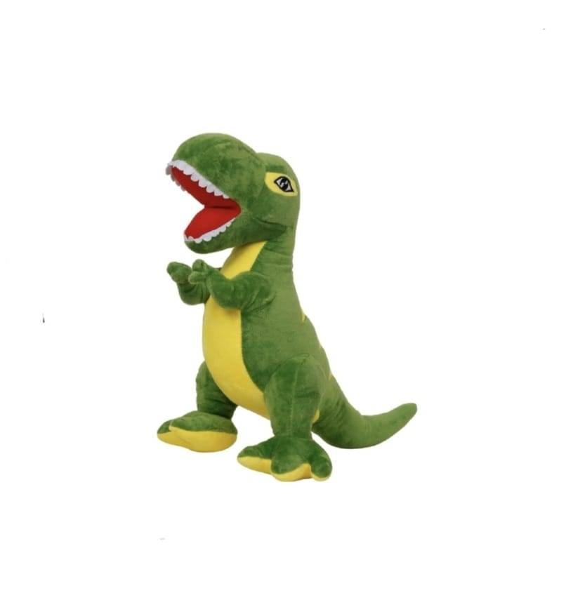 Mascota de plus, T-rex, MASHASHOP, verde, 65 cm
