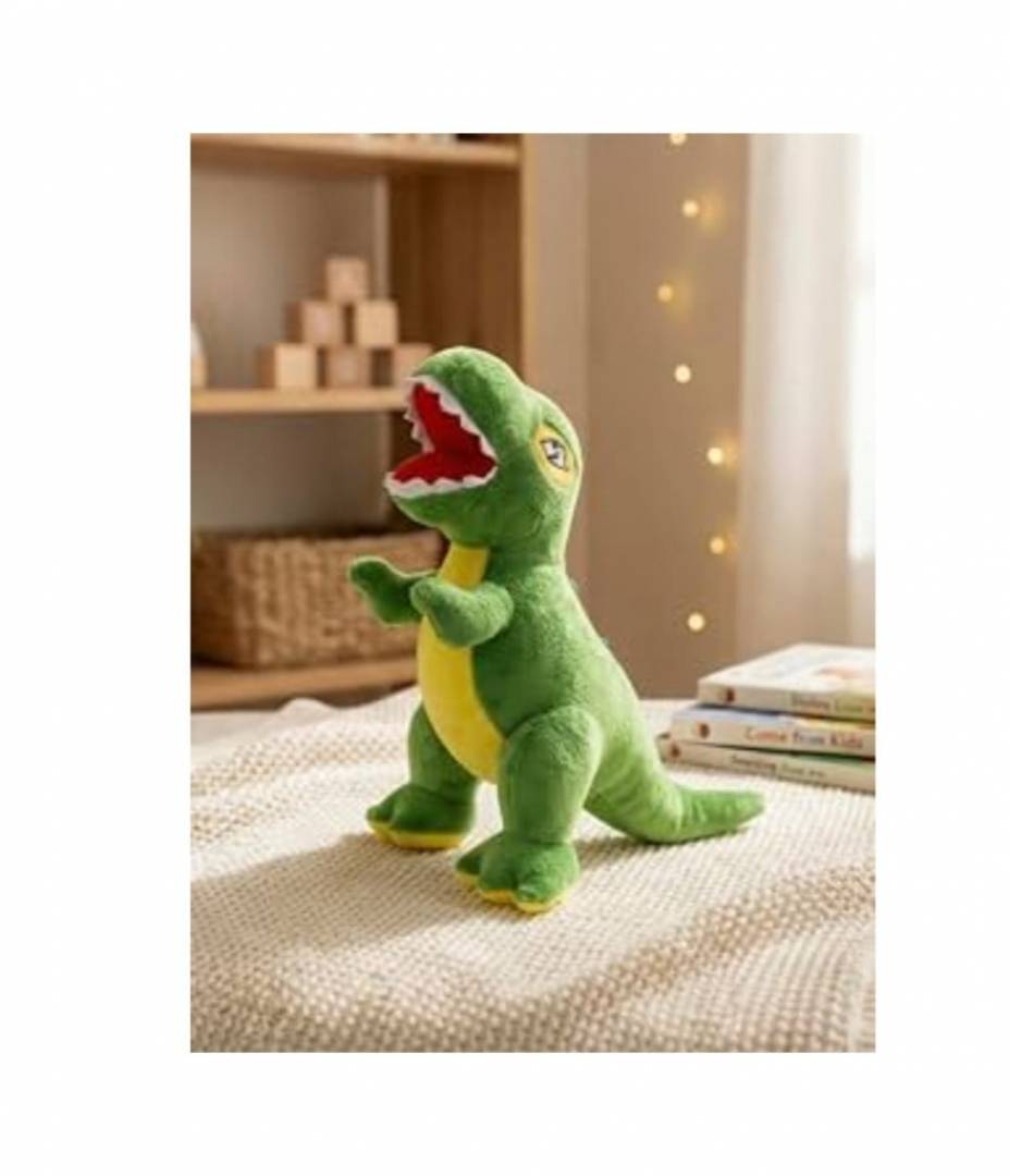 Mascota de plus, T-rex, MASHASHOP, verde, 65 cm