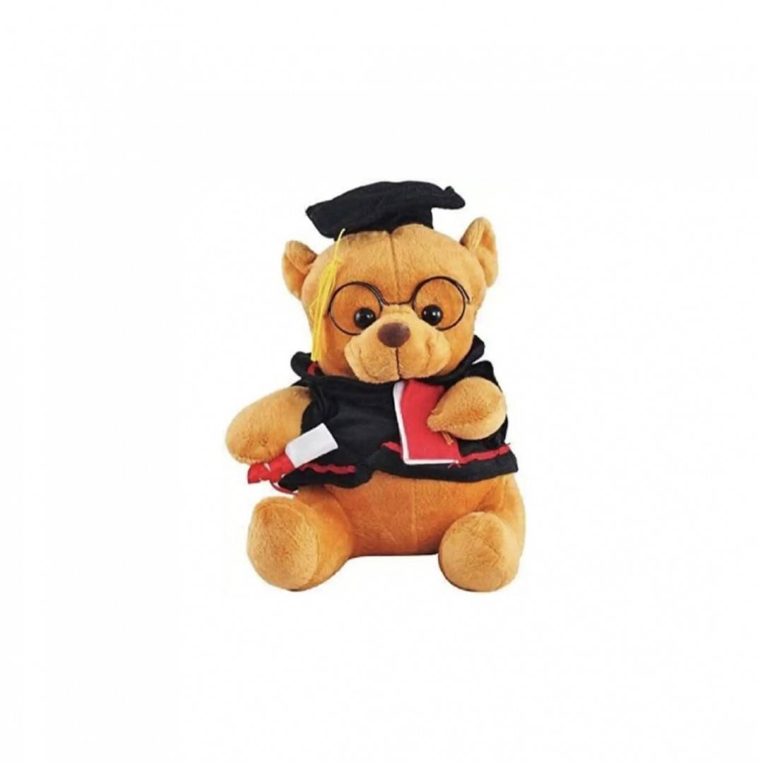Mascota de plus, Ursuletul Student Abosolvire, maro, 30 cm