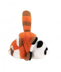 Mascota reversibila, Urs Panda si Vulpea Rosie, multicolor, 30 cm