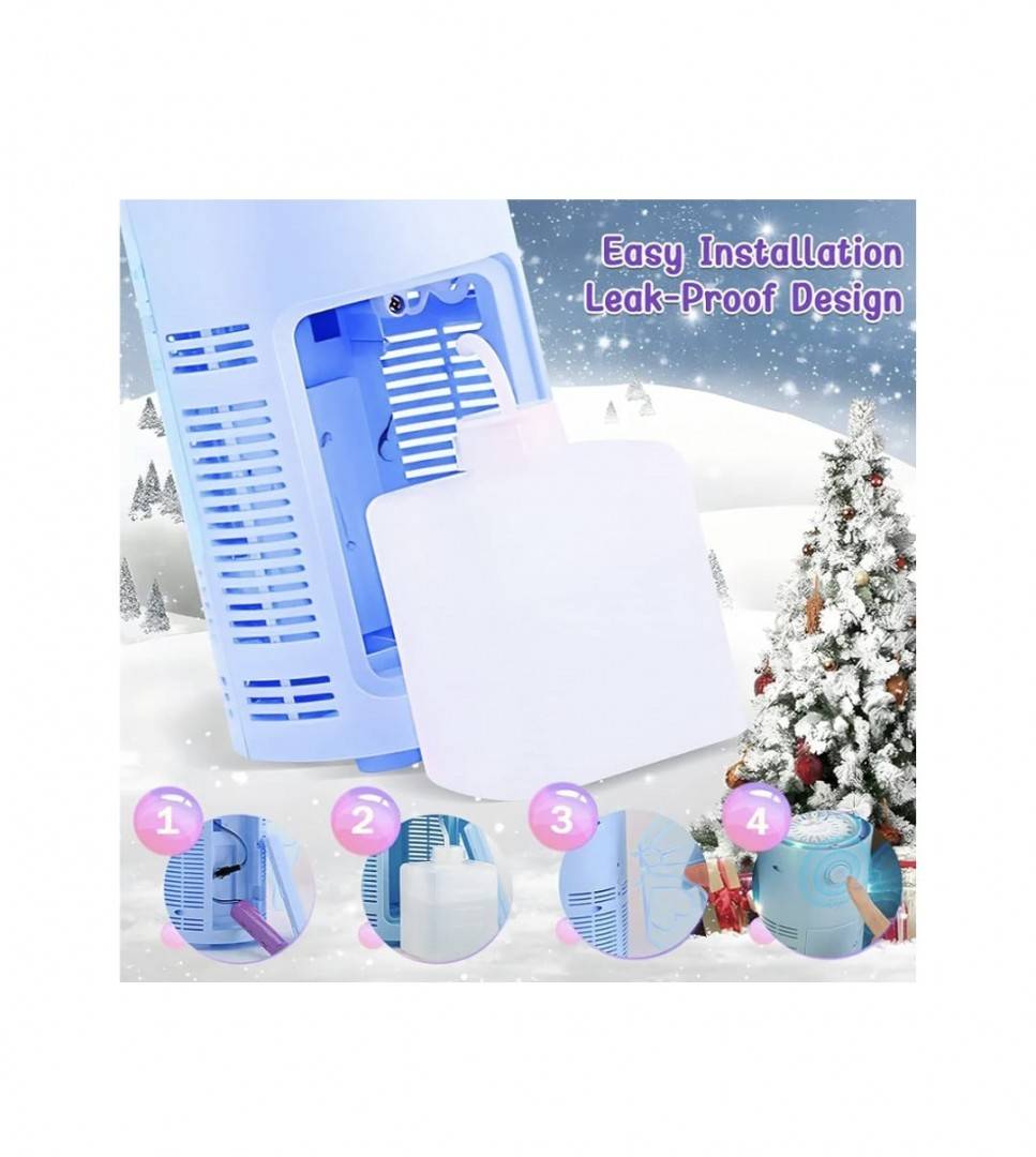 Masina electrica cu bule, Angel, LED, bleu, 21 cm