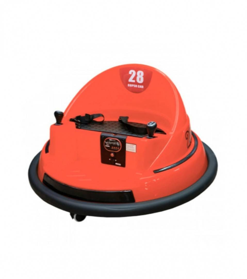 Masina electrica pentru copii, 6 V, 360°, cu baterie si telecomanda, cu ham in 5 puncte, viteza maxima de 1.2 km/h