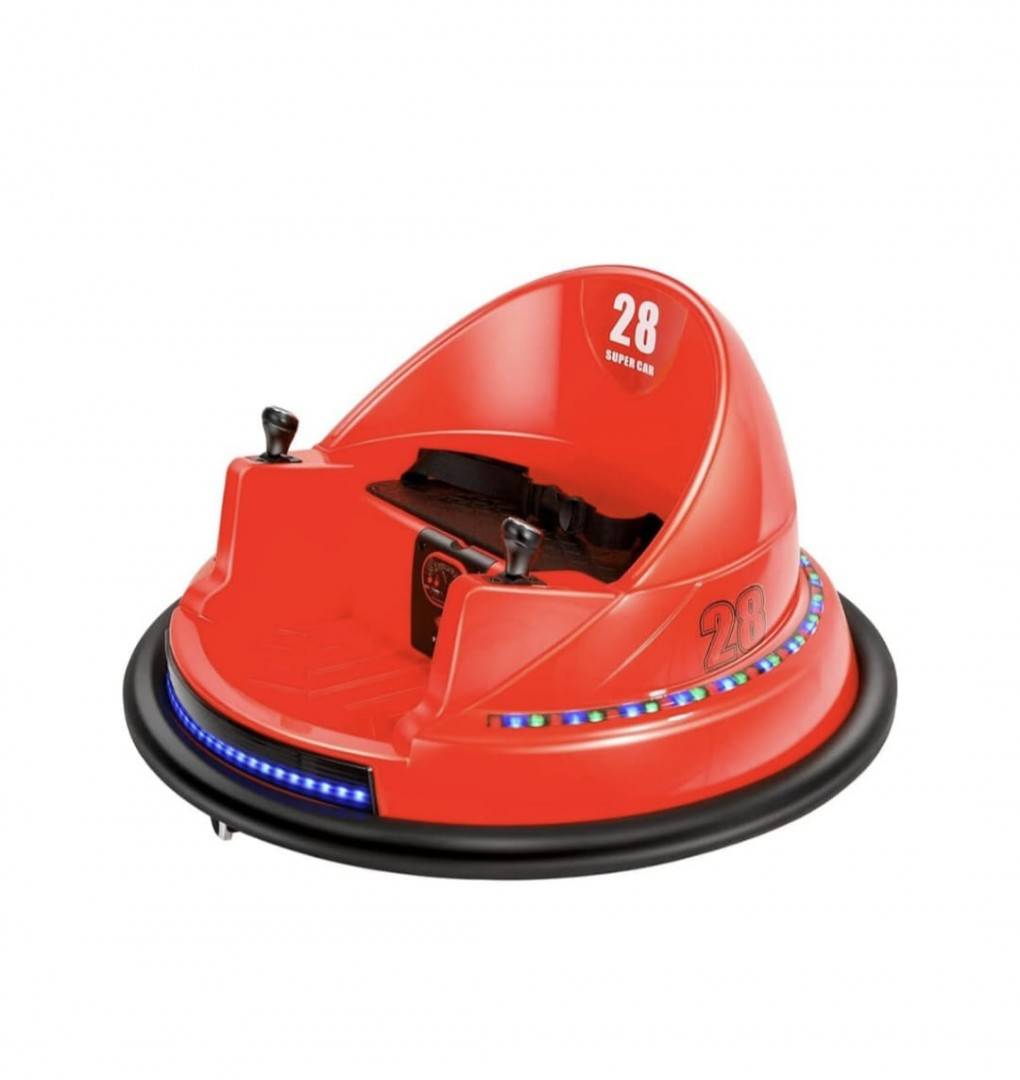 Masina electrica pentru copii, 6 V, 360°, cu baterie si telecomanda, cu ham in 5 puncte, viteza maxima de 1.2 km/h