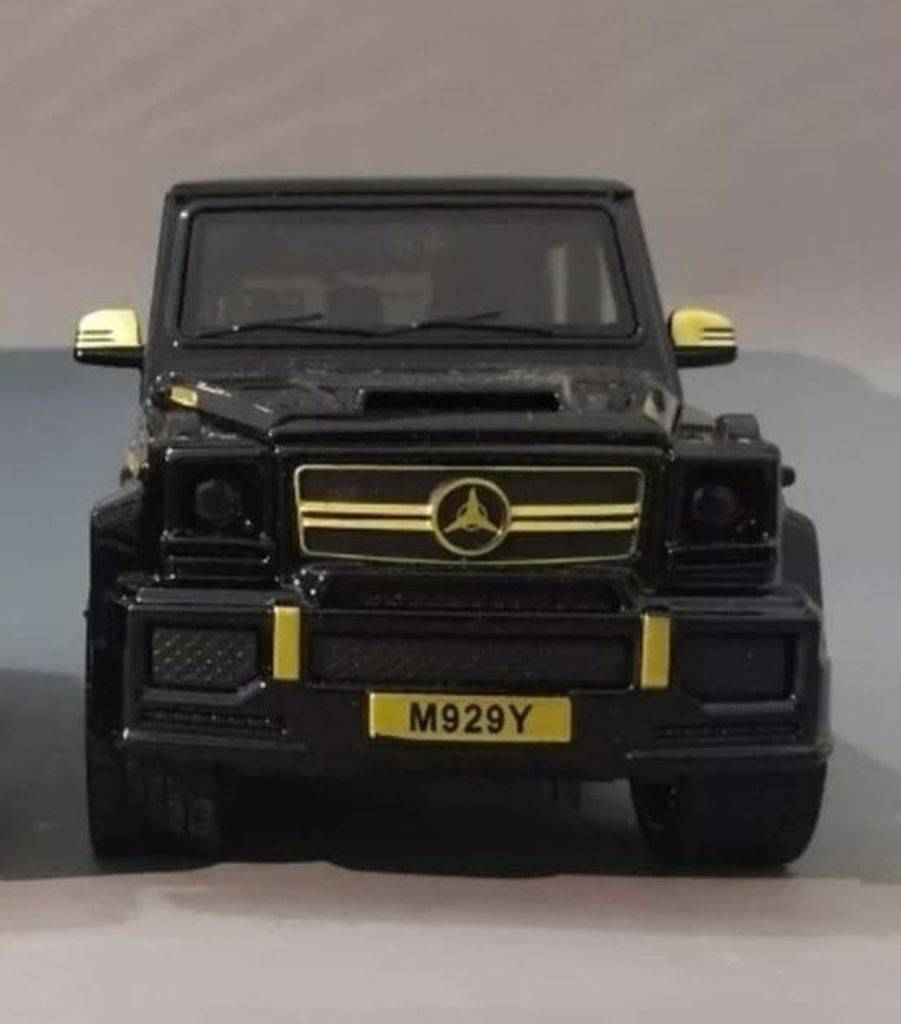 Masina jucarie tip Mercedes G-Klass, negru, 22 cm