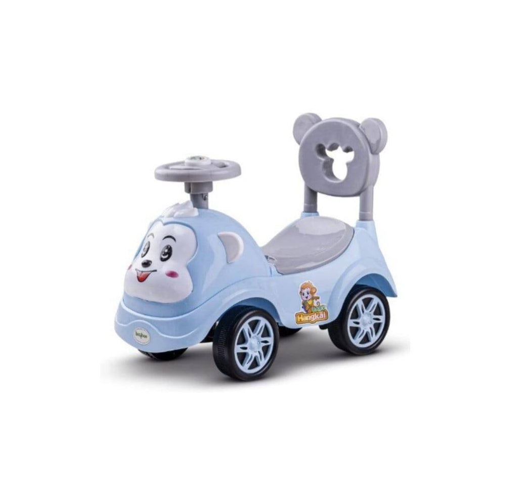 Masinuta copii fara pedale, Ride on, muzica, lumini,claxon, bleu, 1 an+