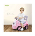 Masinuta copii fara pedale, Ride on, muzica, lumini,claxon, roz, 1 an+