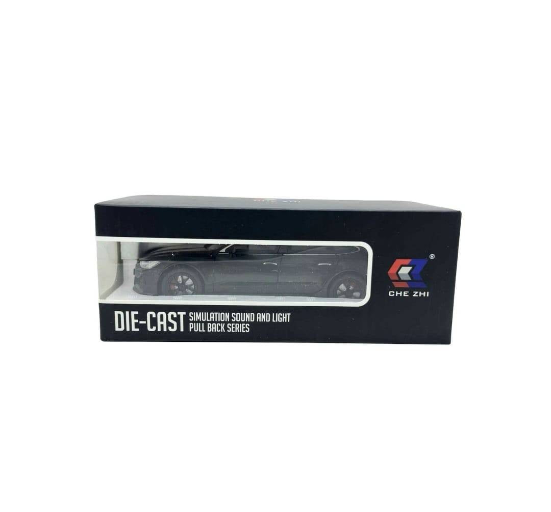 Masinuta metal mecanica, AUDI RS7,usi mobile, capota mobila, portbagaj mobil, negru, 19.5 cm