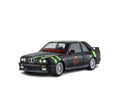 Masinuta metal mecanica, BMW M3 E30 , scara 1:24, sunete, 2 usi mobile, capota mobila, portbagaj mobil, negru/verde, 21 cm