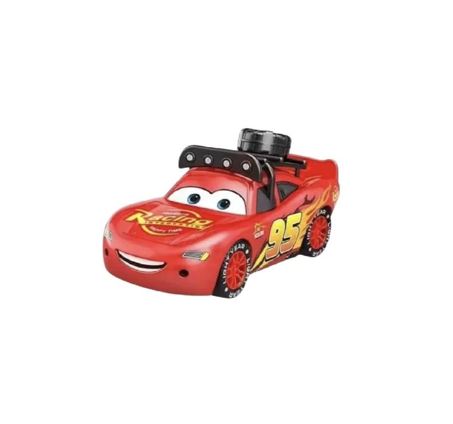 Masinuta metal mecanica, Cars 3, McQueen, MASHASHOP, sunet si lumini, rosu, 12 cm