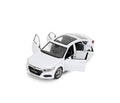 Masinuta metal mecanica, Honda Accord, 1:24, sunete, usi mobile, capota mobila, portbagaj mobil, alb, 20 cm