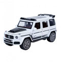 Masinuta metal mecanica, tip Mercedes Benz G800 Legierung, scara 1:32, 3 sunete, usi mobile, capota mobila, portbagaj mobil, 