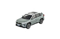 Masinuta metal mecanica, tip Toyota Rav 4, sunete, usi mobile, capota mobila, portbagaj mobil, gri, 15 cm