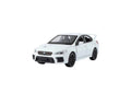 Masinuta metal, Subaru WRX STI 2020, scara 1:32, sunete, usi mobile, capota mobila, portbagaj mobil, alb, 15 cm