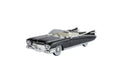 Masinuta metalica, Cadillac Eldorado Biarritz 1959, usi mobile, capota mobila, portbagajul mobil, negru, 19 cm