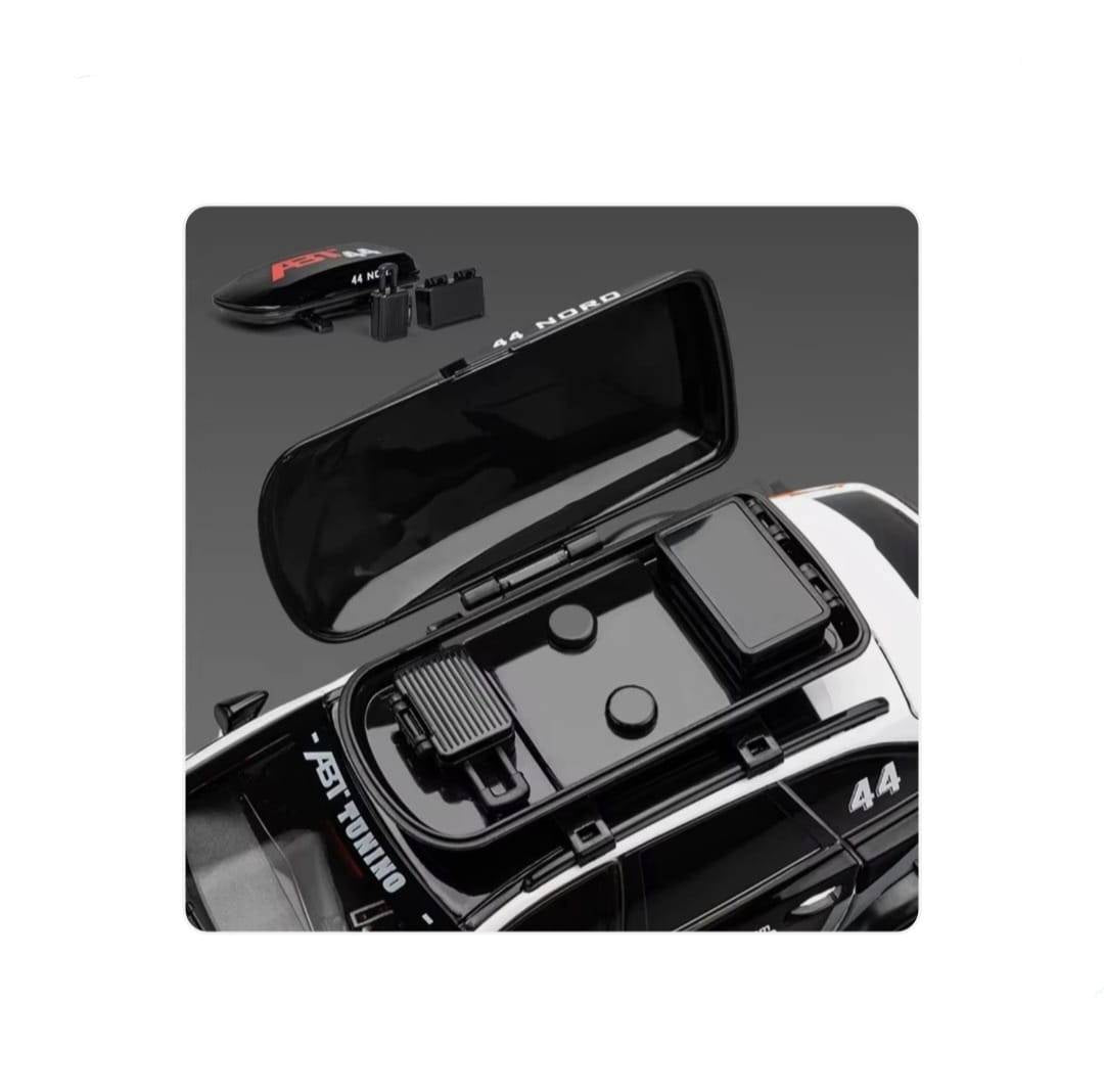 Masinuta metalica cu cheie, Audi RS6 ABT S Line Quattro, 1:24, usi mobile, capota mobila, portbagaj mobil, 20 cm
