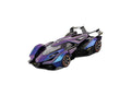 Masinuta metalica, Lamborghini V12 Vision Gran Turismo, 1:18, usi mobil, portbagaj mobil, capota mobila, albastru, 21 cm