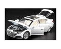Masinuta metalica MASHASHOP Volkswagen Passat CC, sunete, usi mobile, alb, 16x6x6cm