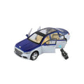 Masinuta metalica cu cheie, Mercedes Maybach S 680, 1:24, usi mobile, capota mobila, portbagaj mobil, alb, 20 cm