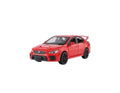 Masinuta metal, Subaru WRX STI 2020, scara 1:32, sunete, usi mobile, capota mobila, portbagaj mobil, rosu, 15 cm
