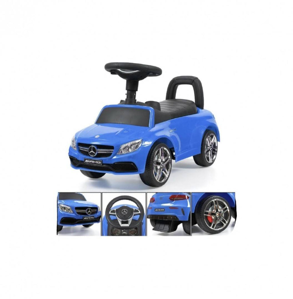 Masinuta Super Car, muzica si sunete, albastru, fara pedale, 1an+