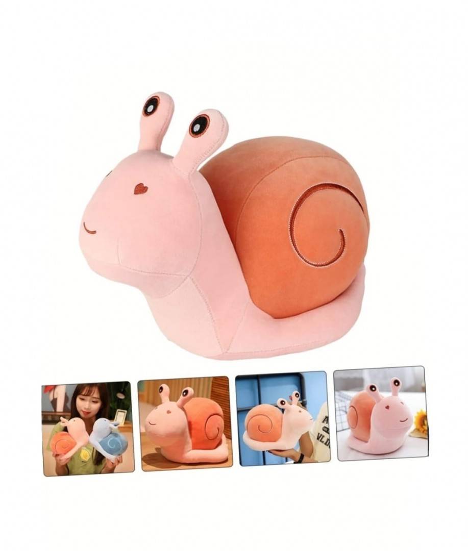 Melc de plus, roz, 20 cm