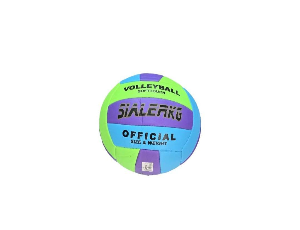 Minge de volei, pentru plaja, numarul 5, diametru 21 cm, multicolor