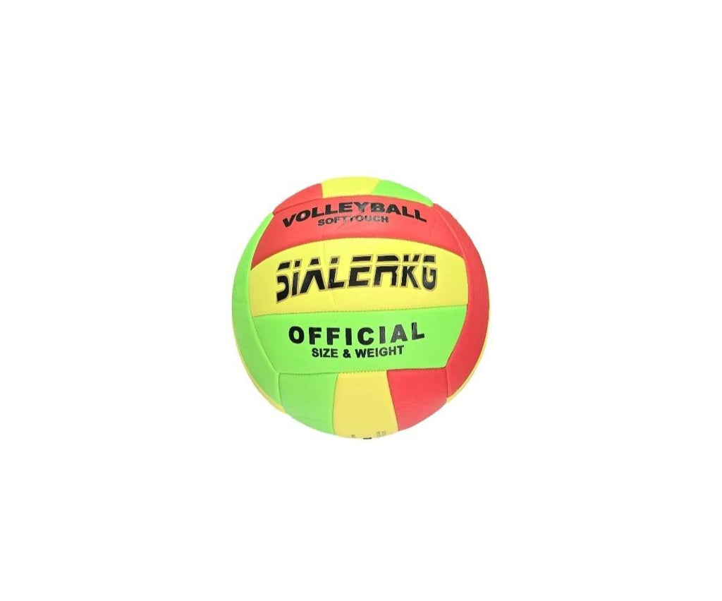 Minge de volei, pentru plaja, numarul 5, diametru 21 cm, multicolor