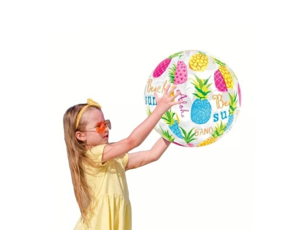 Minge gonflabila de plaja , model Multicolor, Intex, 51 cm