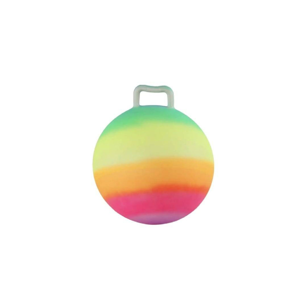 Minge pentru copii, de sarit cu manere, model Multicolor, 45 cm
