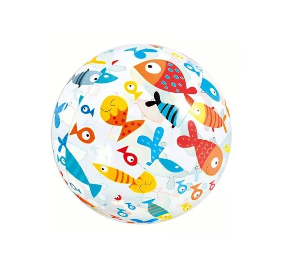 Minge Plaja, Intex, multicolor, Diametru 51 cm
