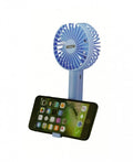 Mini ventilator cu suport de telefon, cablu USB, Multicolor