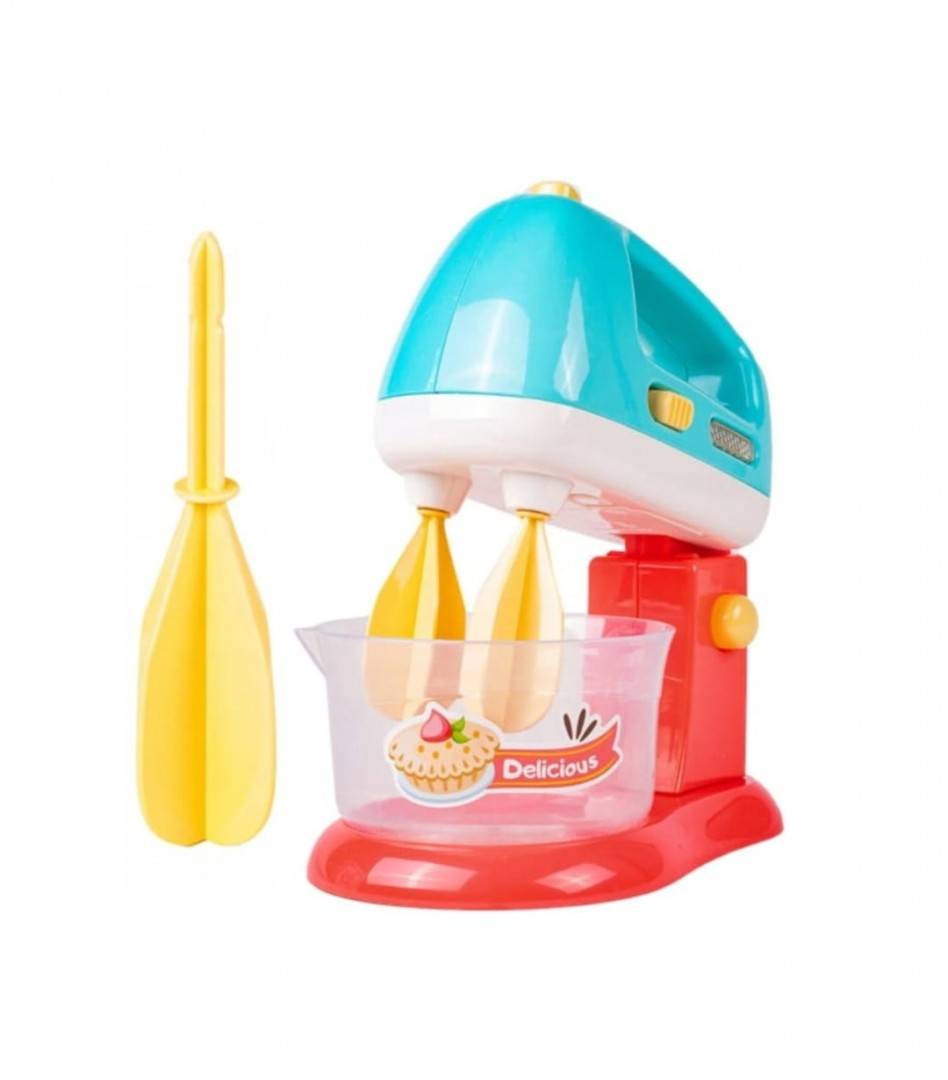 Mixer de jucarie pentru copii, cu accesorii, functii realiste, multicolor