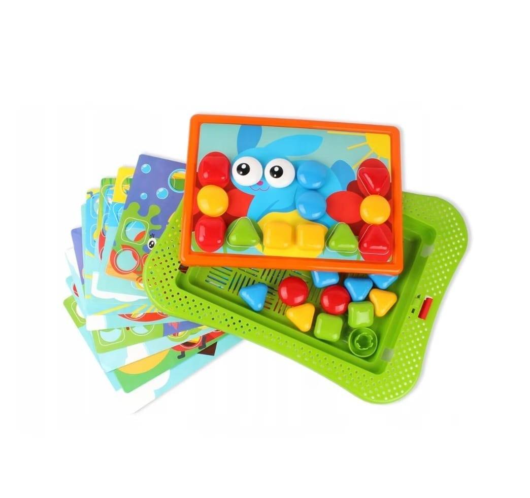 Mosaic pentru copii, Technok Toys, 36 elemente, multicolor