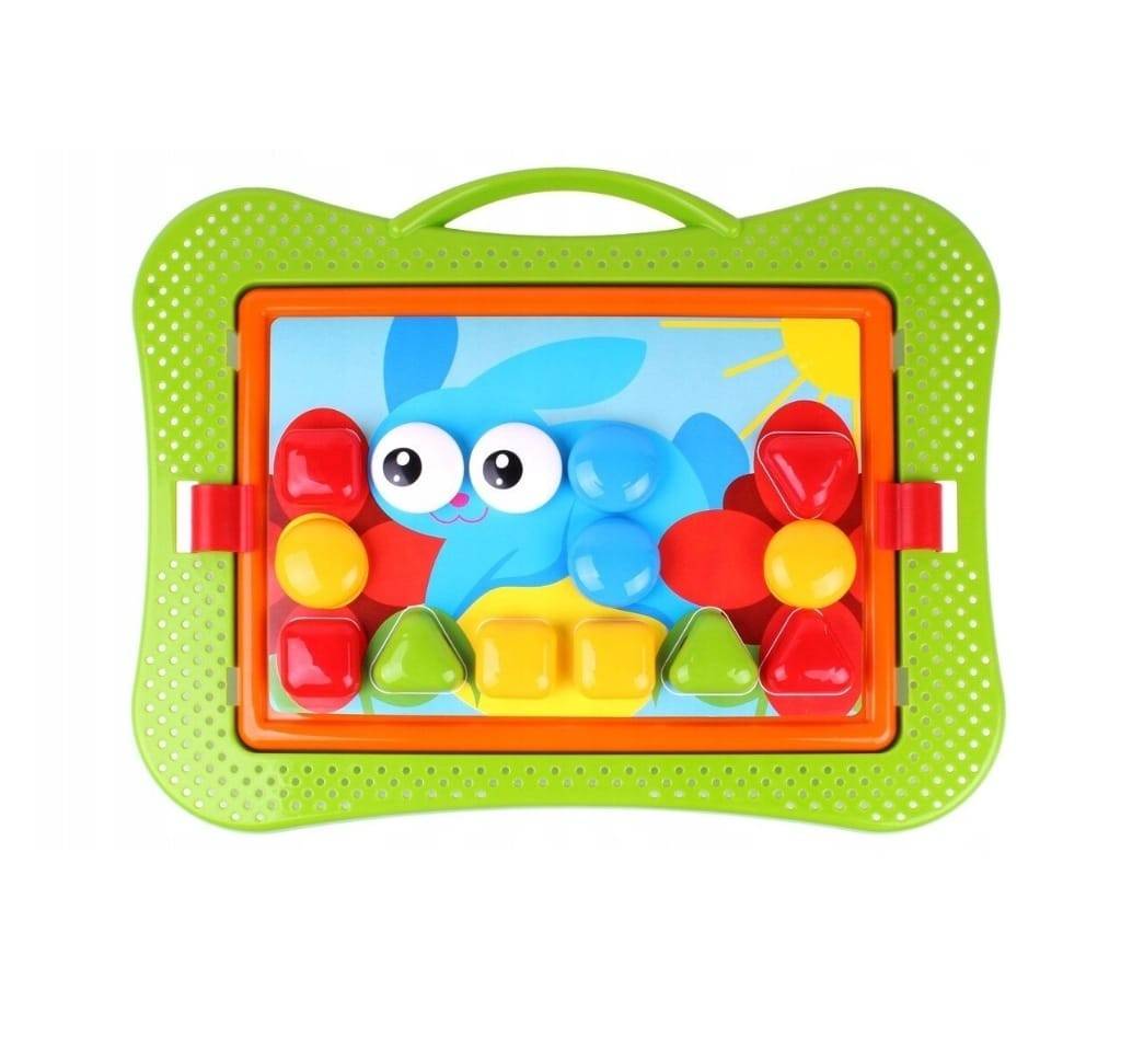 Mosaic pentru copii, Technok Toys, 36 elemente, multicolor
