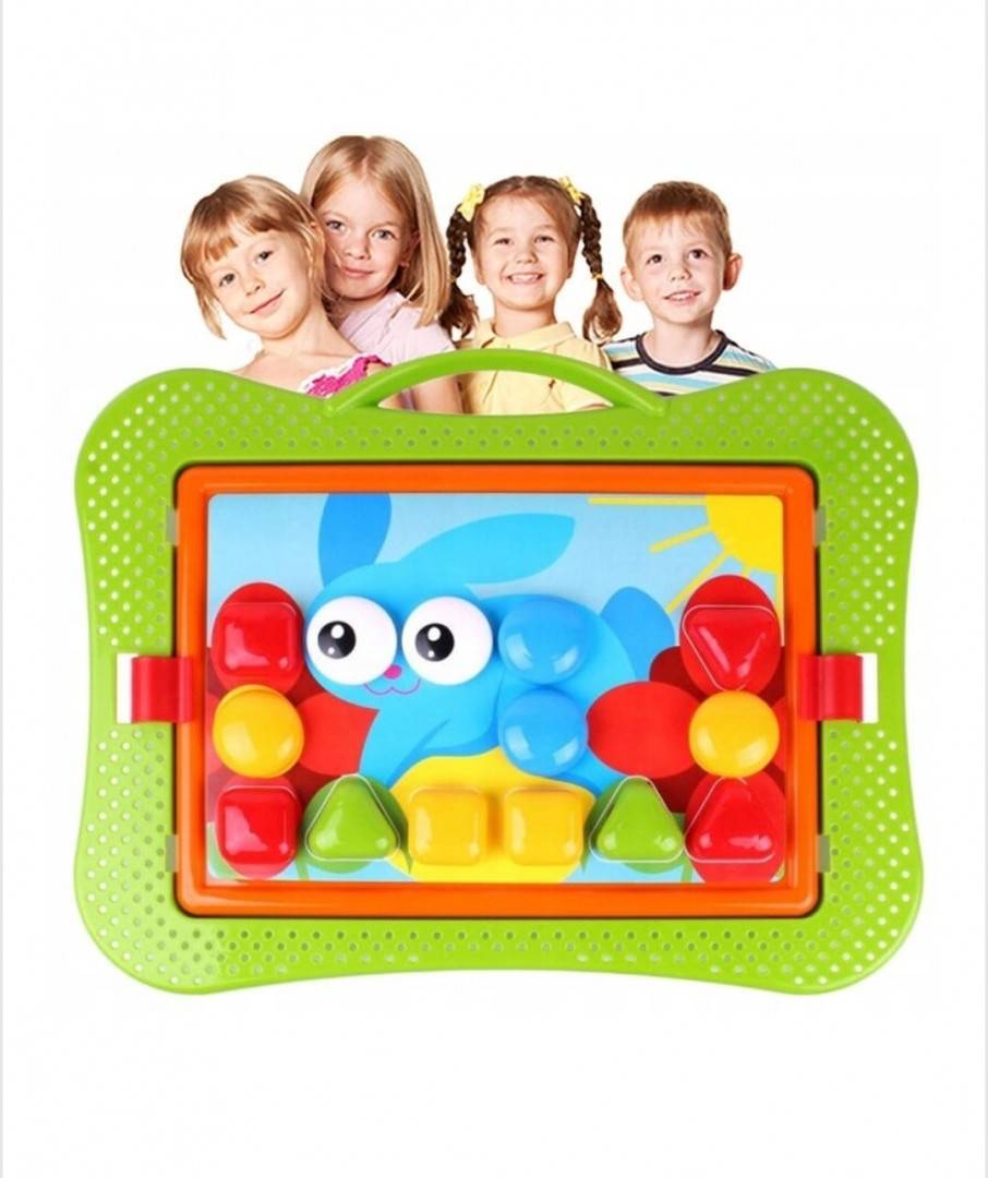 Mosaic pentru copii, Technok Toys, 36 elemente, multicolor