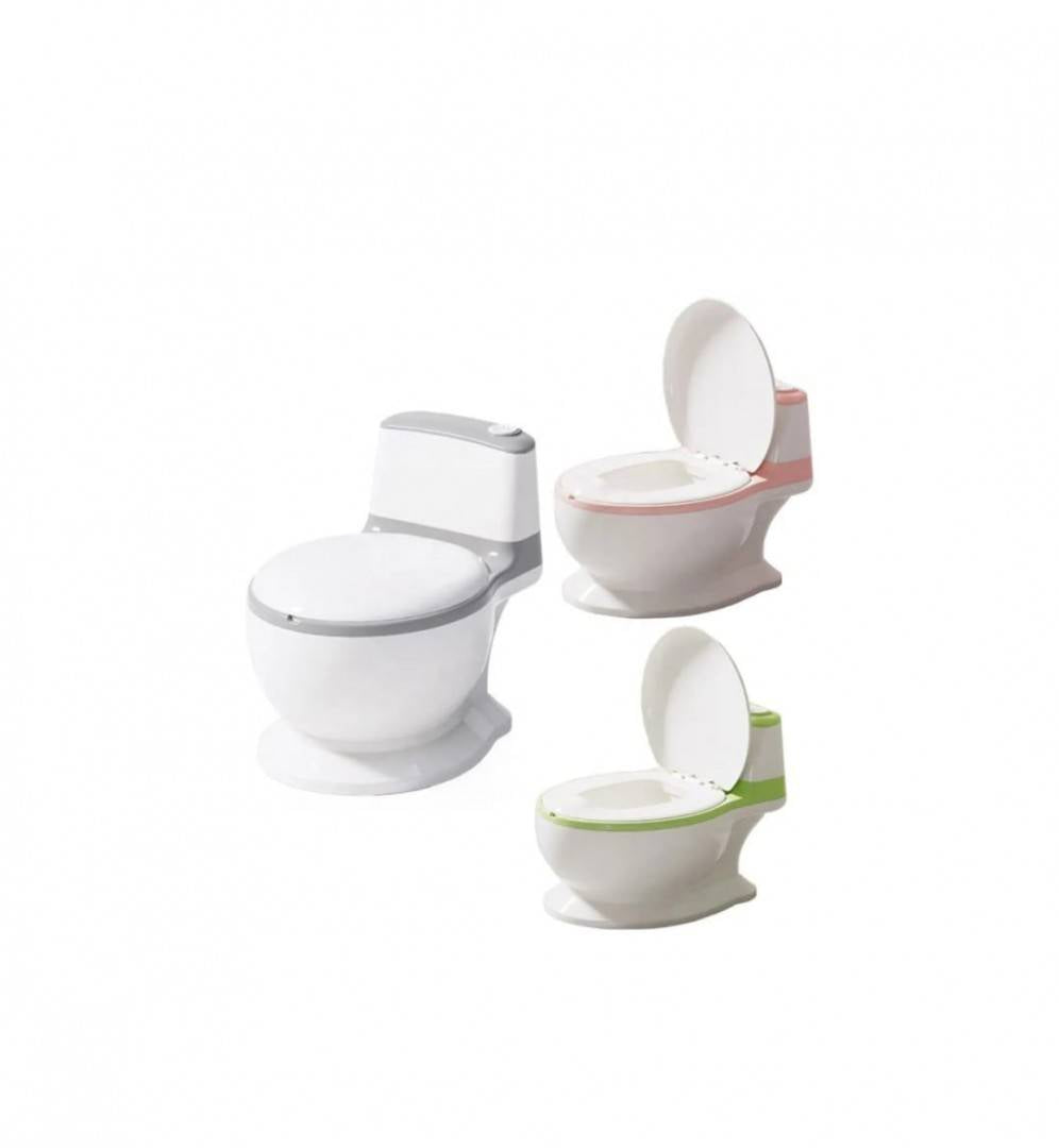 Olita tip minitoaleta, sunete, reductor moale din spuma, insert detasabil, capac rabatabil, 1 an+