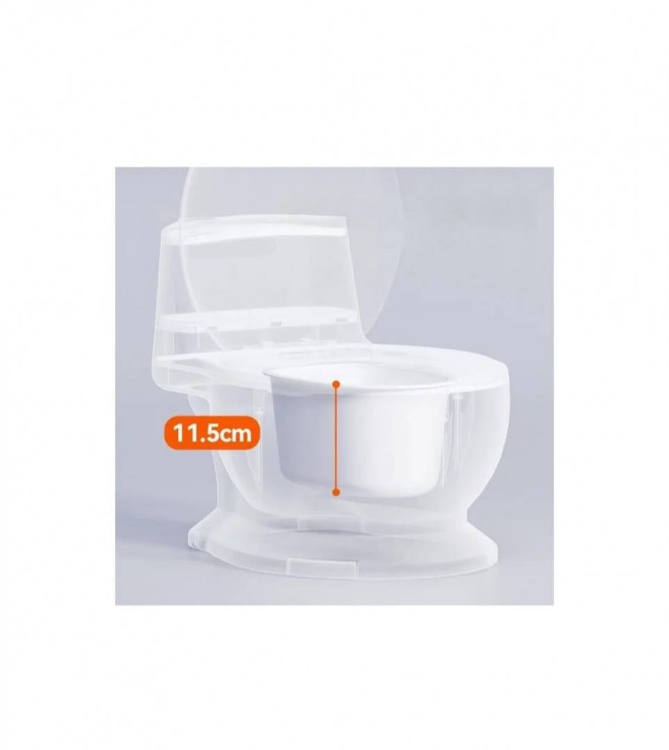 Olita tip minitoaleta, sunete, reductor moale din spuma, insert detasabil, capac rabatabil, 1 an+
