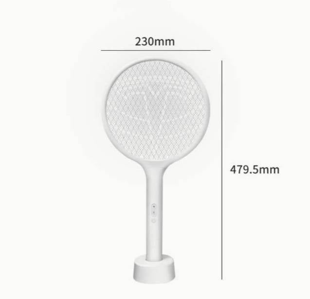 Paleta electrica anti tantari si insecte 2IN1cu lumina inclusa, stativ birou, USB, utilizare manuala sau automata acumulator 