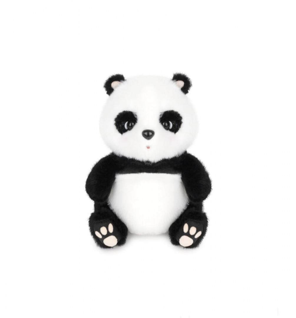 Panda de plus, alb/negru, 23 cm