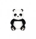 Panda de plus, alb/negru, 23 cm
