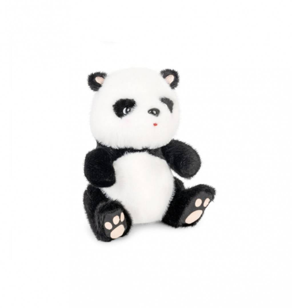 Panda de plus, alb/negru, 23 cm