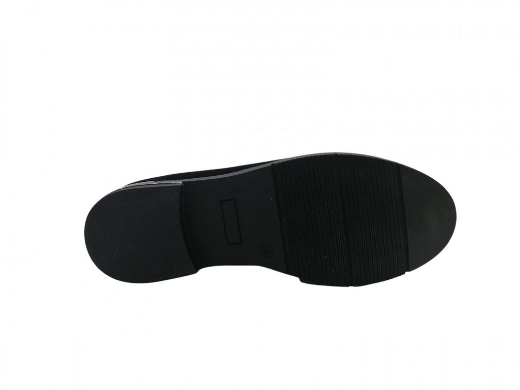 Pantofi catifea, pentru fetite, Tomm 52A, negru, marimea 33 - 36